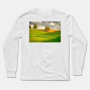 Summer Country Scene Long Sleeve T-Shirt